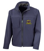 Navy Softshell Jacket Mock Up Front